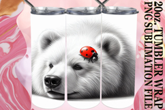 SUNSHINE JOY 20oz TUMBLER WRAP, Cute Animals Product Image 1