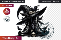Halloween Character Boots - Spooky Gothic Clipart PNG Product Image 1