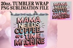 Glitter Funny Mom Tumbler Wrap | 20oz Sublimation Product Image 1