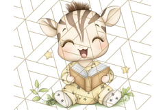 Safari Baby Animal Clipart PNG, Jungle Outfits Baby Animals Product Image 2