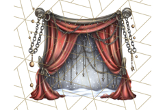 Dark Nutcracker Clipart Gothic Holiday Ballet PNG, Christmas Product Image 2