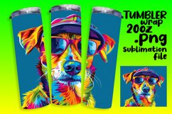 Joyful Doggy Expressions Tumbler Wrap Product Image 1