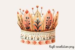 Boho Nursery Baby Clipart PNG Product Image 1