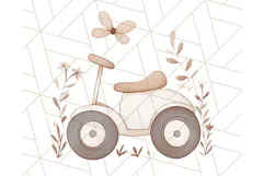 Kid’s Toy Clipart, Nursery Decor Png, Trucks, Rockets, Cars Product Image 2