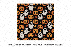 Halloween Pumpkin Pattern Png | Sublimation | Digital Paper Product Image 1
