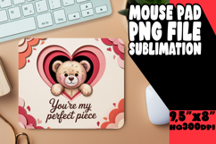 CHEERFUL desk mat Fun Sublimation, Valentines Day Product Image 1