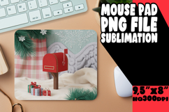 Joyful Desk Pad Sublimation Style, Holiday Product Image 1