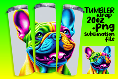 VIBRANT 20oz Tumbler Template for DIY , Dog Product Image 1