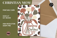 Christian Mother's Day Card | Bible Verse Printable Product Image 1