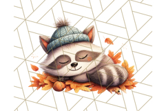 Cozy Autumn Animal Clipart, Fall Forest Critters PNG Product Image 2
