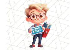 Boy Teacher Clipart PNG, Cute Male Teacher Illustration Product Image 2