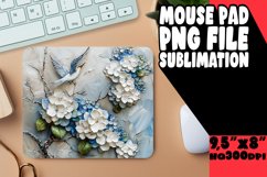 Playful Spring Garden Sublimation Mouse Pad Product Image 1