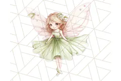 Pastel Fairies and Butterflies PNG, Spring Fantasy Clipart Product Image 2
