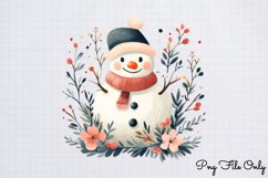 Scandinavian Folk Art Winter Clipart PNG Product Image 1