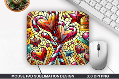 Mouse Pad Sublimation, Christmas Mouse Pad PNG Design Product Image 1