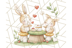 Tea Time Animal Clipart PNG Woodland Forest, Cottagecore Png Product Image 2