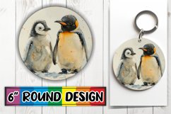 Modern Sublimation Circle Keychain Collection Product Image 1