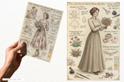 Ephemera Mothers Day Junk Journal Pages - Junk Journal Pack Product Image 4