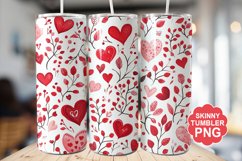 Valentine Pattern Seamless Tumbler | Valentine Tumbler Wrap Product Image 1