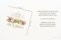 Glitter Religious Easter Clipart Product Image 5