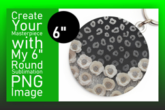 Bright Round Design for Sublimation , Leopard Print Product Image 1