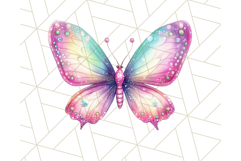 Pastel Fairy Clip Art PNG With Glitter, Rainbow Fairy Png Product Image 2