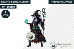 Harvest of Haunt Halloween Gothic Character RPG PNG Clipart Product Image 1