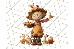 Scarecrow Festival Friends PNG Clipart Product Image 2