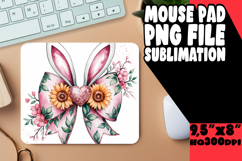 CHEERFUL DESK MAT FUN SUBLIMATION, Easter Bunny Product Image 1