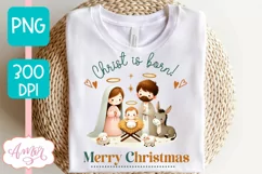 Christmas nativity PNG sublimation, Christmas Christian PNG Product Image 2