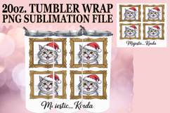 PRESENT OF LAUGHTER 20oz TUMBLER WRAP, Funny Cat Product Image 1