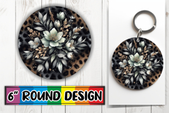 Sweet Round Ornaments Design, Leopard Prints Product Image 1