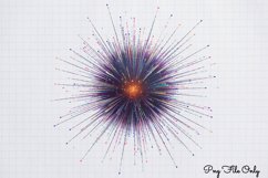 Happy New Year Fireworks Clipart PNG Product Image 1