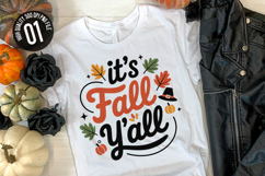 It&#039;s Fall Y&#039;all - Autumn t-shirt Design Product Image 1