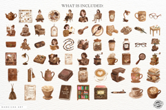 Coffee &amp; Reading Moments Clipart Product Image 4
