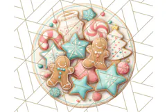 Christmas Whimsy Clipart, Holiday Kids PNG Graphics Product Image 2