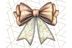 Fall Bow Clipart, Autumn Hair Bows PNG, Fall Ribbon Png Product Image 2