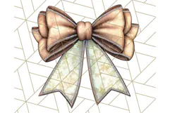 Fall Bow Clipart, Autumn Hair Bows PNG, Fall Ribbon Png Product Image 2
