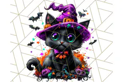 Pumpkin Party Halloween Clipart PNG, Cute Spooky Elements Product Image 2