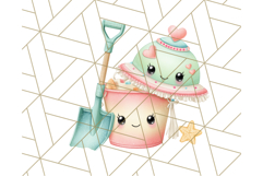 Alien Vacation Clipart PNG, Cute Summer Galaxy Art Clip Art Product Image 2