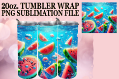 Magical Nights 20oz tumbler wrap, 3D Fruits Product Image 1