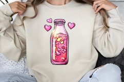 Retro Valentine Clipart PNG Product Image 1