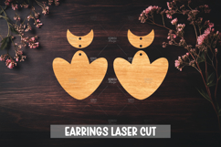 Summer Style Laser Cut Earrings SVG File Product Image 1