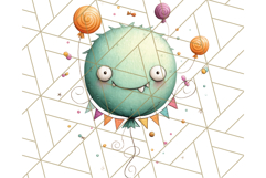 Whimsical Halloween Candy PNG Clipart Product Image 2