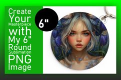 Unique Round Design Coaster Artwork , Fairy Product Image 1