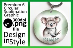 Trendy Circle Design Sublimation PNG , Animals Product Image 1