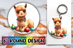 Chic Round Design Car Coaster PNG , Xmas Product Image 1