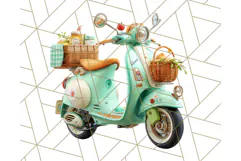 Kawaii City Girl PNG Clipart, Soft Dreamy Style Clip Art Product Image 2