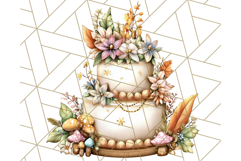Fall Cake Clipart PNG, Autumn Cakes With Pumpkins Product Image 2