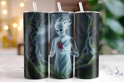 Halloween Ghost Tumbler Wrap | Sublimation | Tumblers Product Image 1
